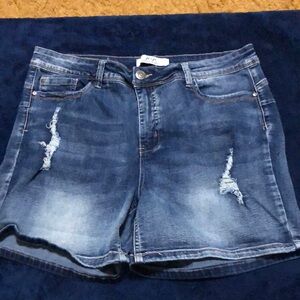 Denim Blue Jean Shorts